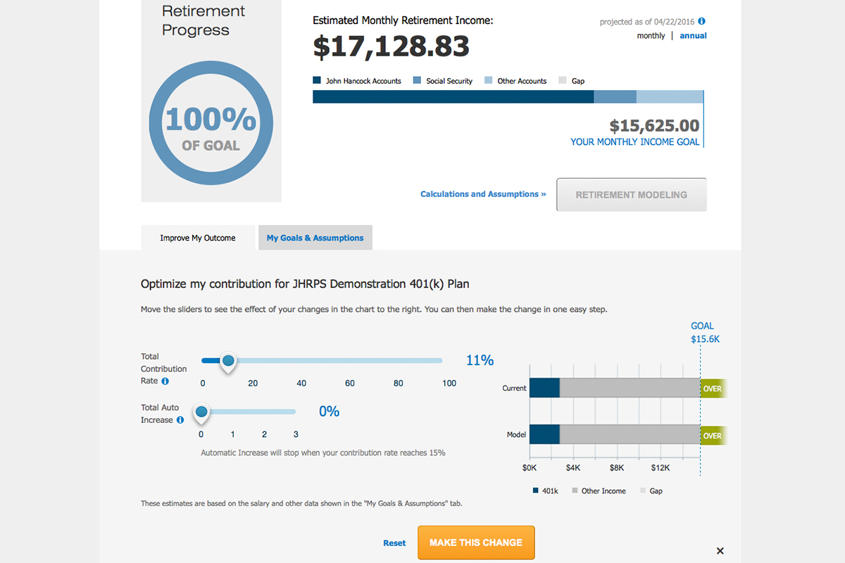 Retirement Income Calculator