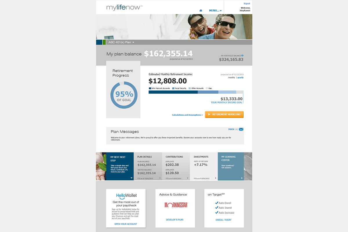 Single Plan Dashboard