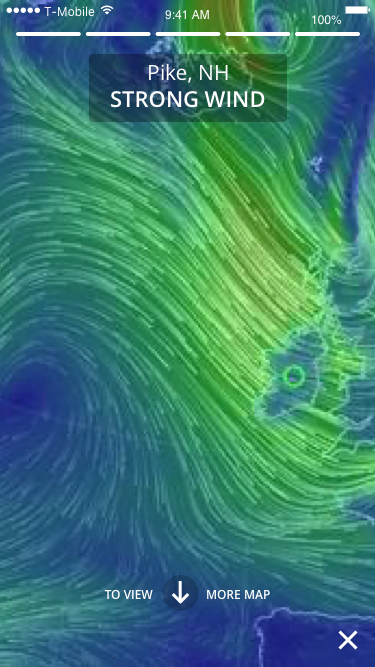 Wind particles in Weather InSight